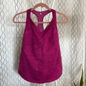 Size 12 Lululemon pink tank